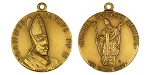 ANRO-1714 Pope John Paul II's visit to Armenia Medal, September 25-27, 2001 (Small, Looped).jpg